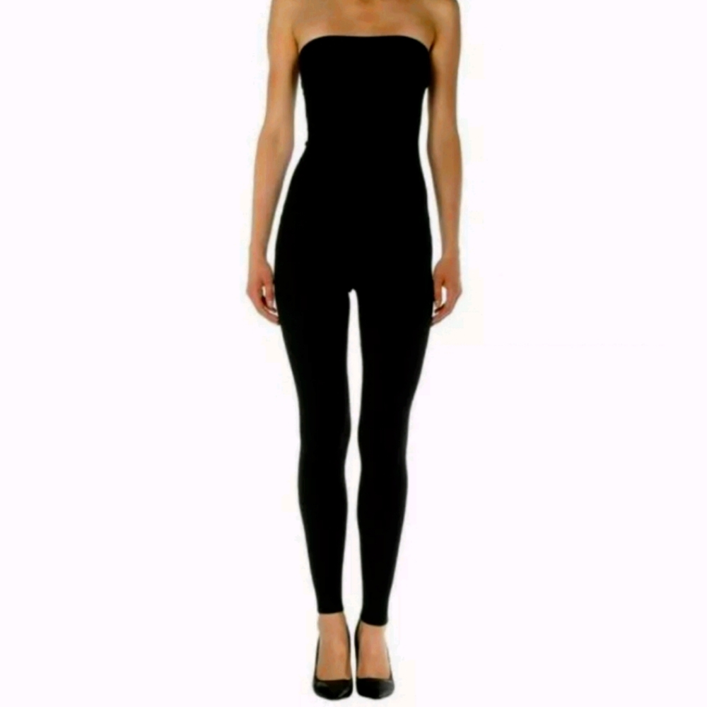 Rib Knit Jumpsuit by Gentryportofino Black Bodycon Sz 10